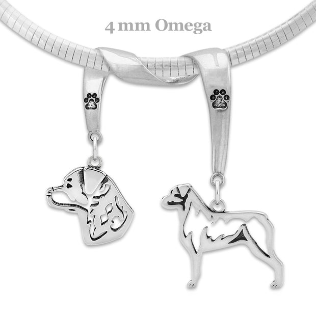 Sterling Silver Rottweiler Necklace & Gifts