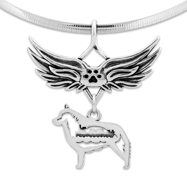 Schipperke Memorial Pendant, Pet Loss Jewelry