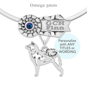 Best In Show Shiba Inu Necklace, Dog Show Grand Champion Jewelry