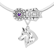 Siberian Husky Best In Show Necklace & Jewelry, Personalized GCH Dog Show Jewelry