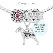 Best In Show Smooth Fox Terrier Necklace, Dog Show Grand Champion Jewelry