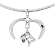 I Love My Soft Coated Wheaten Terrier Necklace