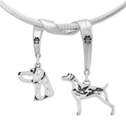 Weimaraner Luxury Necklace in Sterling Silver