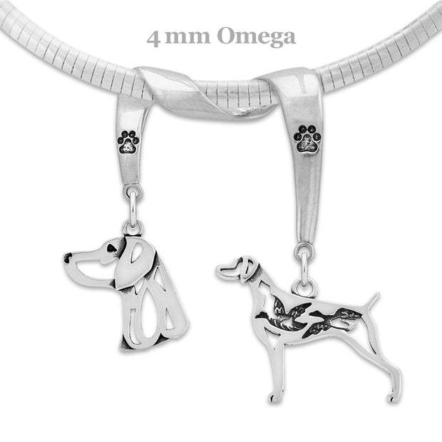 Sterling Silver Weimaraner Necklace & Gifts