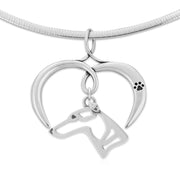 I Love My Whippet Necklace Jewelry