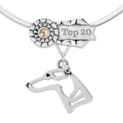 Whippet Best In Show Necklace & Jewelry, Custom Dog Title Gifts, Personalized Dog Title Jewelry