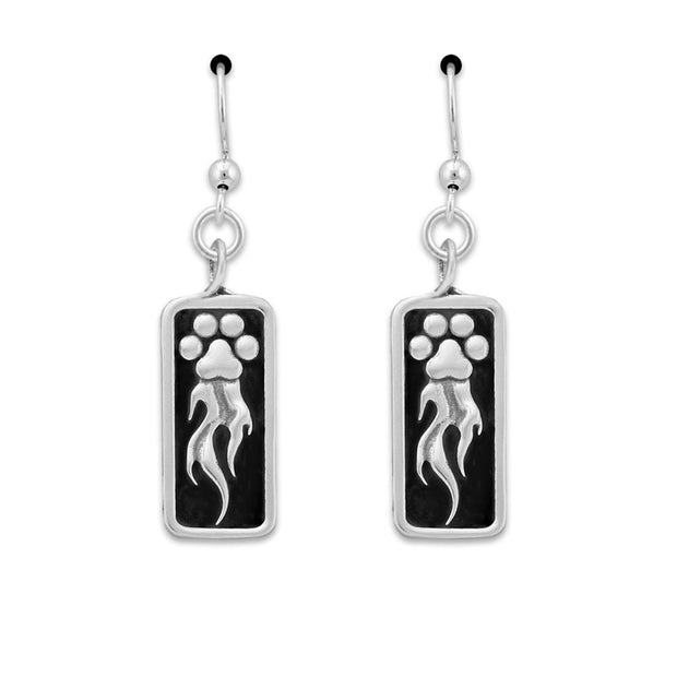 Speed Paws Earrings In Sterling Silver