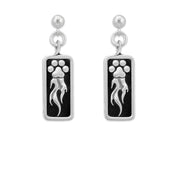 Speed Paws Earrings In Sterling Silver