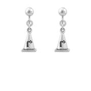 Rally Cone Earrings In Sterling Silver