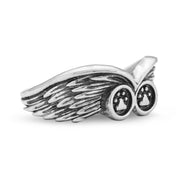 Sterling Silver Adjustable Angel Wing Ring, In Memory Of...