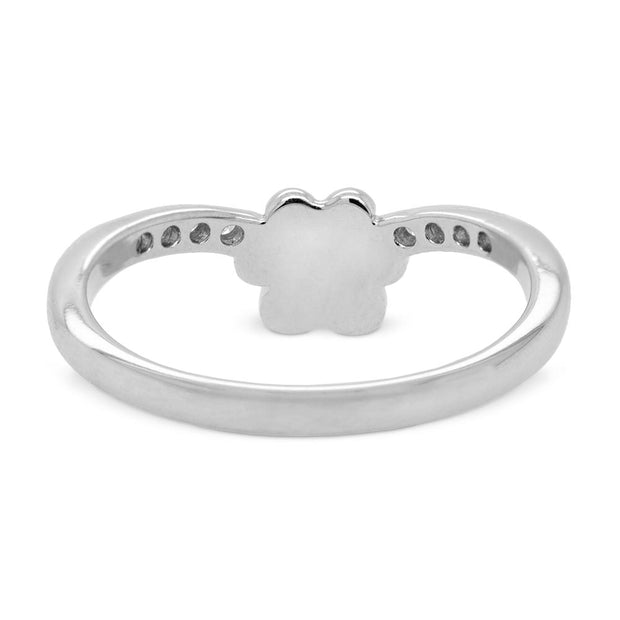 VIP Paw Print CZ Ring