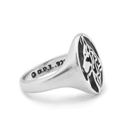 Sterling Silver German Shepherd Ring