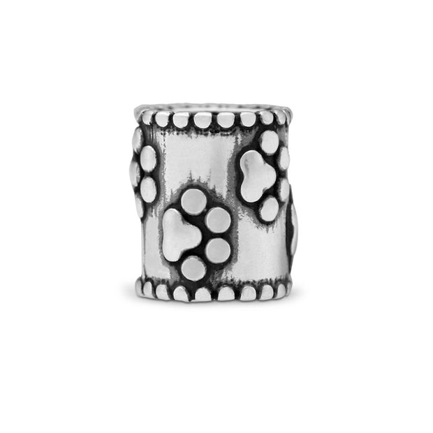 Sterling Silver Never Ending Paw Bead