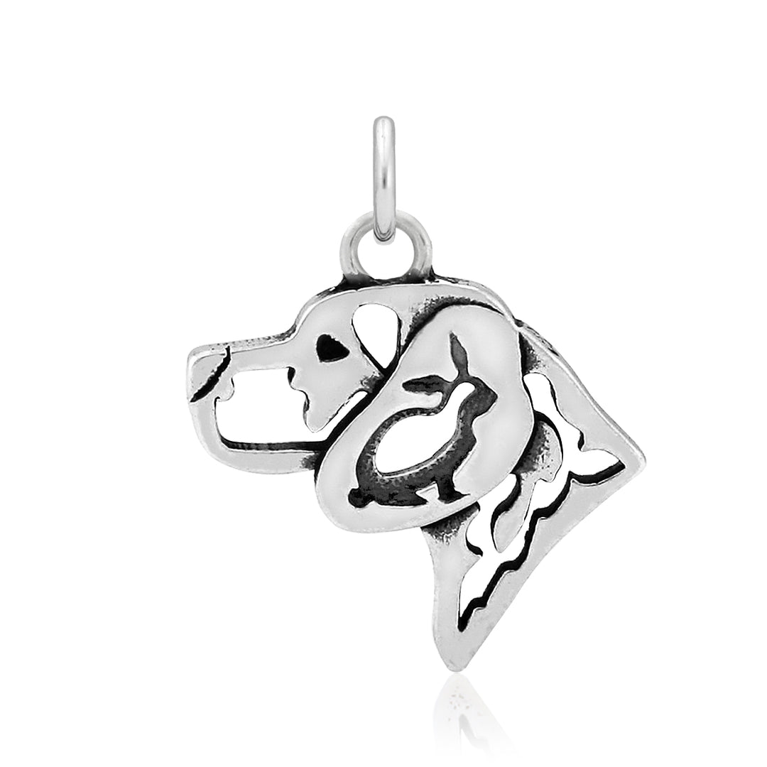 Beagle Pendant Necklace in Sterling Silver Dazzling Paws