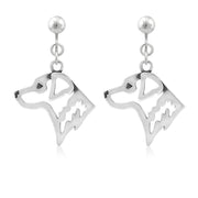 Sterling Silver Chesapeake Bay Retriever Earrings