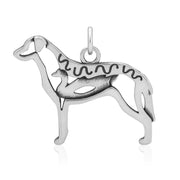 Sterling Silver Chesapeake Bay Retriever Necklace Jewelry