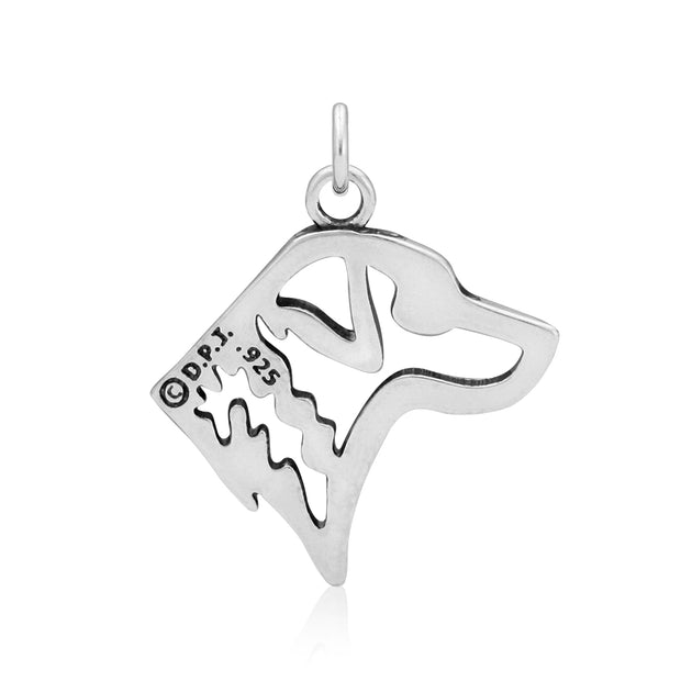 Chesapeake Bay Retriever Pendant Necklace in Sterling Silver