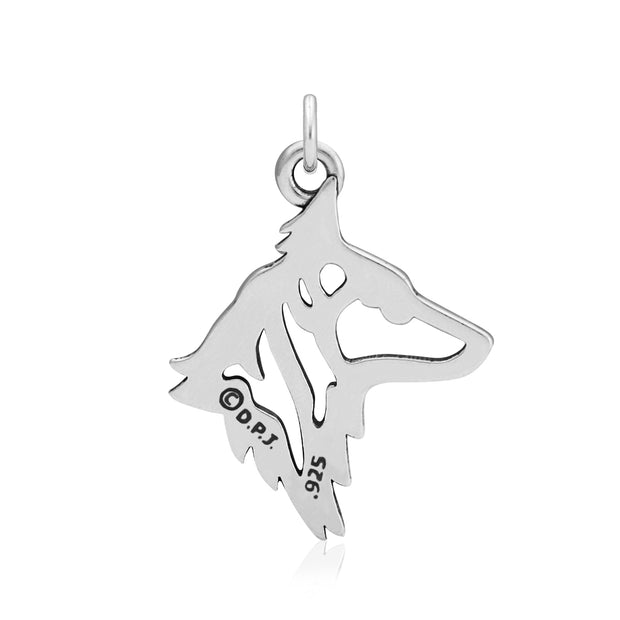 Dutch Shepherd Pendant Necklace in Sterling Silver