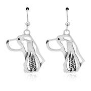 Sterling Silver English Springer Spaniel Earrings