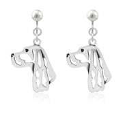 Sterling Silver Gordon Setter Earrings