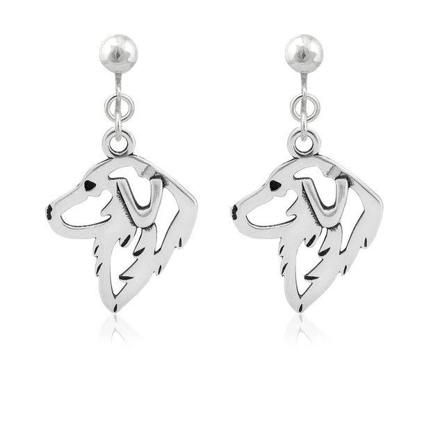 Sterling Silver Great Pyrenees Earrings