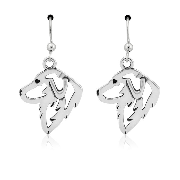 Sterling Silver Great Pyrenees Earrings