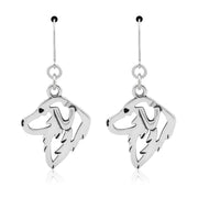 Sterling Silver Great Pyrenees Earrings