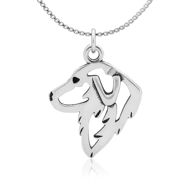 Great Pyrenees Pendant Necklace in Sterling Silver