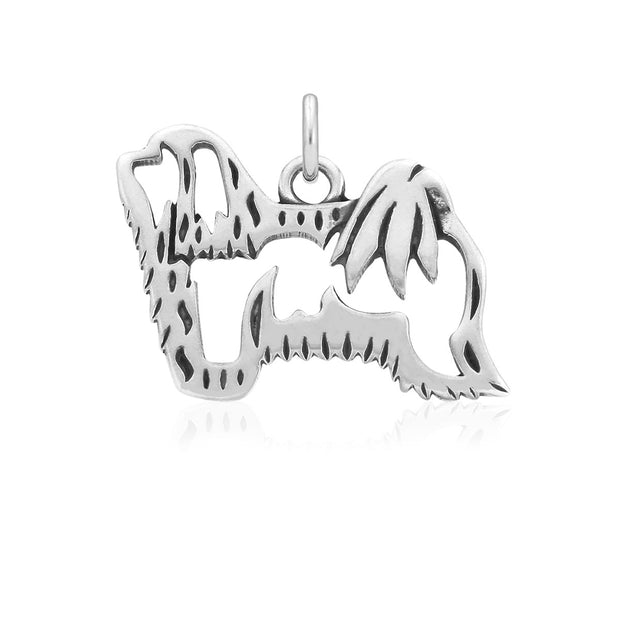 Havanese Pendant Body Design in Sterling Silver.