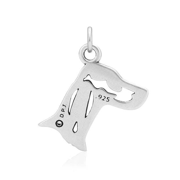 Irish Setter Pendant Necklace in Sterling Silver