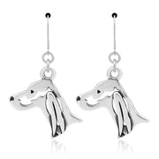 Sterling Silver Irish Setter Earrings