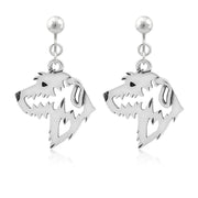 Sterling Silver Irish Wolfhound Earrings