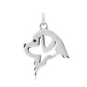 Newfoundland Pendant Head Design in Sterling Silver.