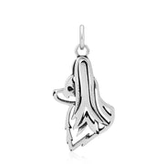 Papillon Pendant Head Design in Sterling Silver.