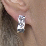 Paw Print Hoop Earrings, Journey Paws