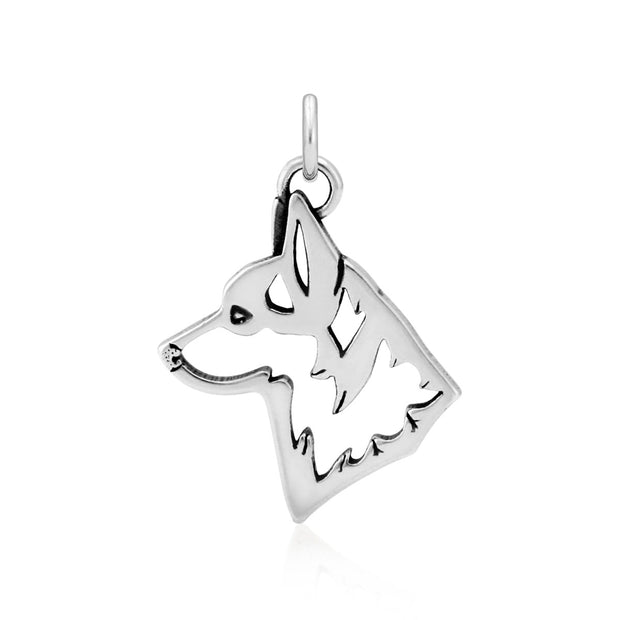 Pembroke Welsh Corgi Pendant Necklace in Sterling Silver