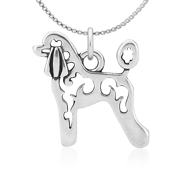 Poodle Necklace & Gifts in Sterling Silver