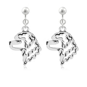 Sterling Silver Portuguese Water Dog Earrings