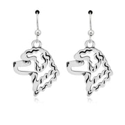 Sterling Silver Portuguese Water Dog Earrings