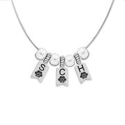 Sterling Silver SCH Necklace, Snooker Champion Jewelry