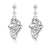 Sterling Silver Shetland Sheepdog Earrings