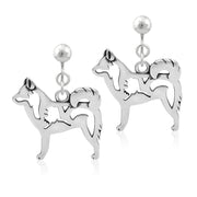 Alaskan Klee Kai Earrings