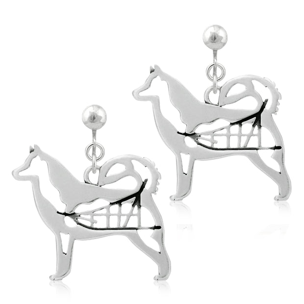 Alaskan Malamute Earrings