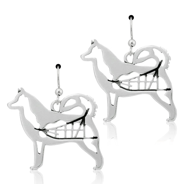 Alaskan Malamute Earrings