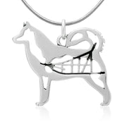 Alaskan Malamute Necklace Jewelry