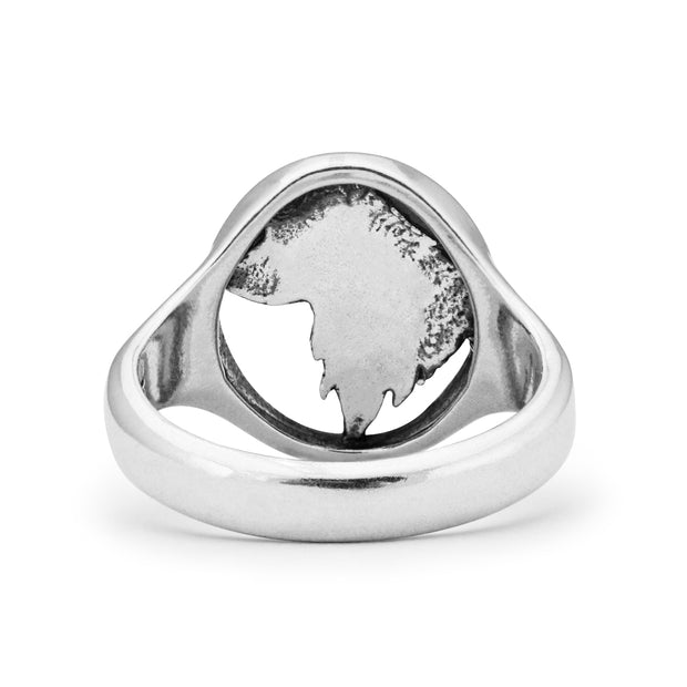 Sterling Silver Australian Shepherd Ring