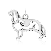 Cavalier King Charles Spaniel Necklace Jewelry in Sterling Silver