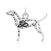 Dalmatian Necklace Jewelry in Sterling Silver