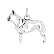 French Bulldog Necklace Jewelry in Sterling Silver