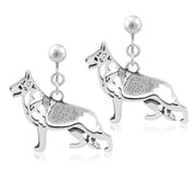 German Shepherd Earrings